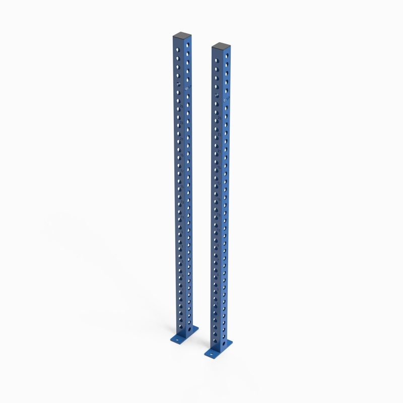 Omni Dual-Sided Rack Uprights 80" Blue Pair