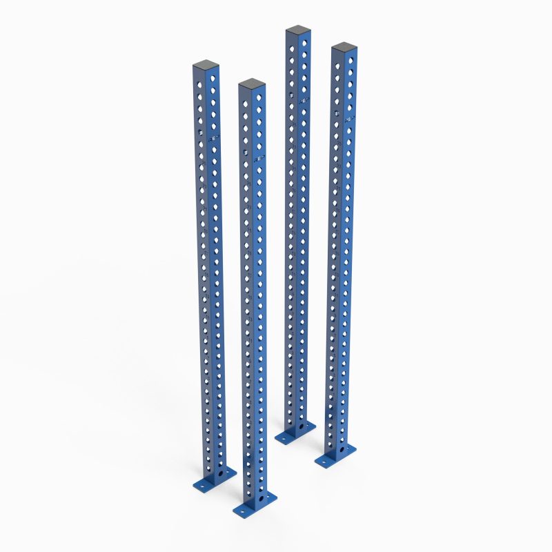 Apollo Rack Uprights 80" Blue Set of Four