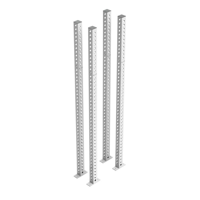 Apollo Rack Uprights 93" White Set of Four