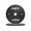 Pair of REP 5kg Black Bumper Plates