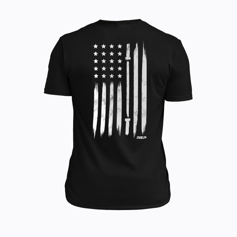 REPApparel AmericanFlag Back HeatherBlack thumbnail