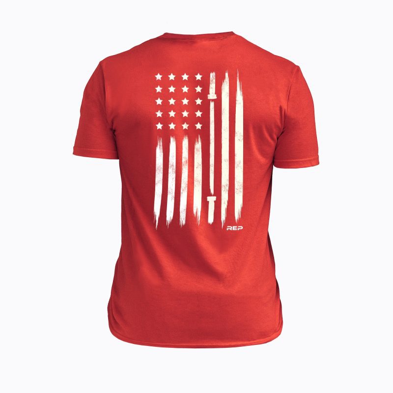 REPApparel AmericanFlag Back HeatherRed thumbnail