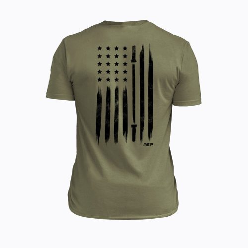 REPApparel AmericanFlag Back Olive