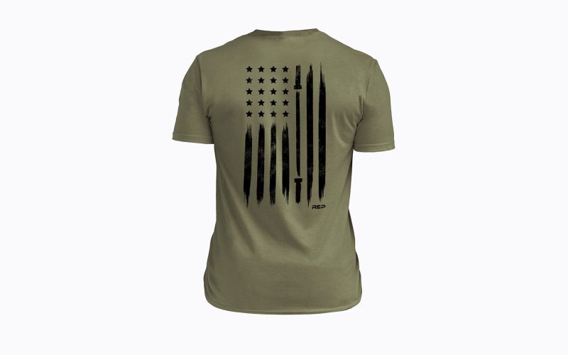 REPApparel AmericanFlag Back Olive