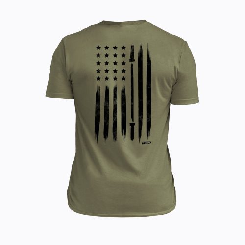 REPApparel AmericanFlag Back Olive thumbnail