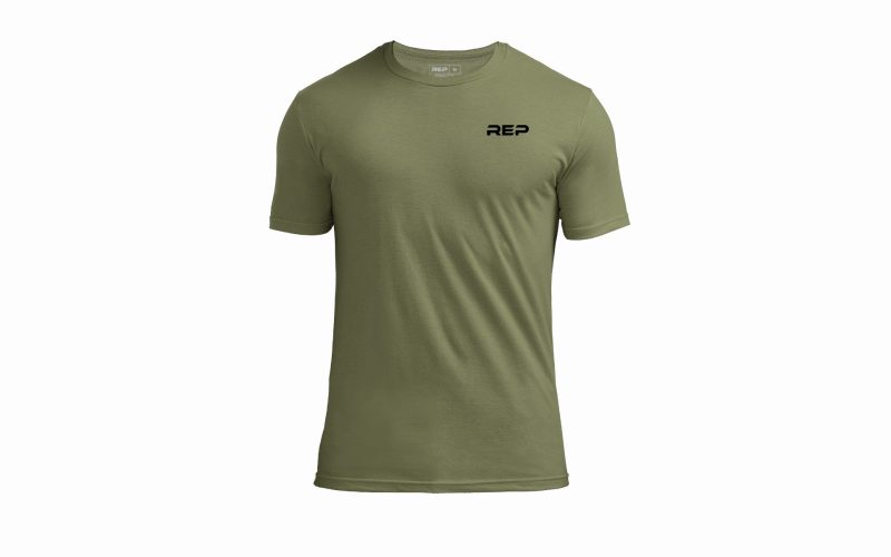 REPApparel AmericanFlag Front Olive