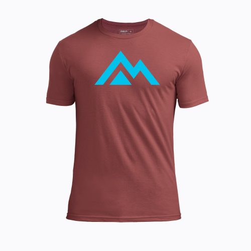 REPApparel Men sTri BlendMountainTee Maroon thumbnail