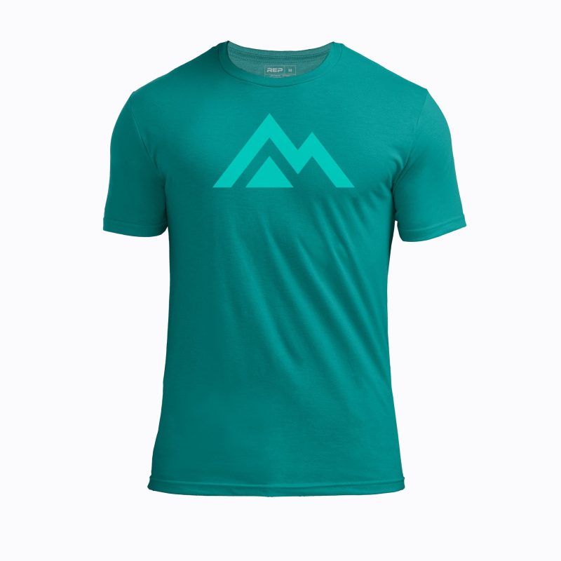 REPApparel Men sTri BlendMountainTee Teal thumbnail