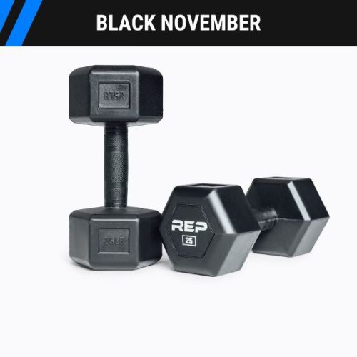 Rubber Coated Dumbbells BN Thumbnail