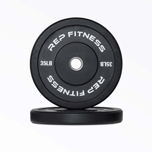 35lb Black Bumper Plate Pair