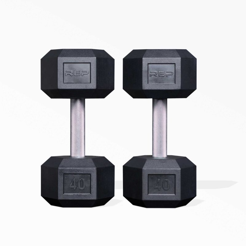 40lb Hex Dumbbell Pair