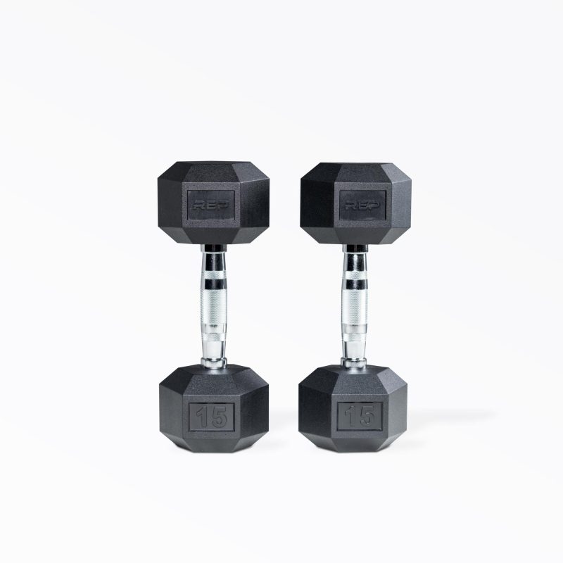 15lb Ergo Hex Dumbbell Pair