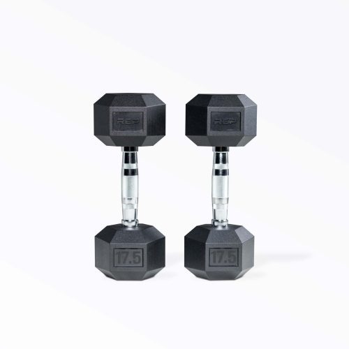 17.5lb Ergo Hex Dumbbell Pair