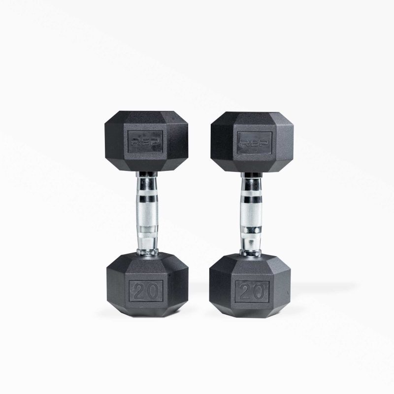 20lb Ergo Hex Dumbbell Pair