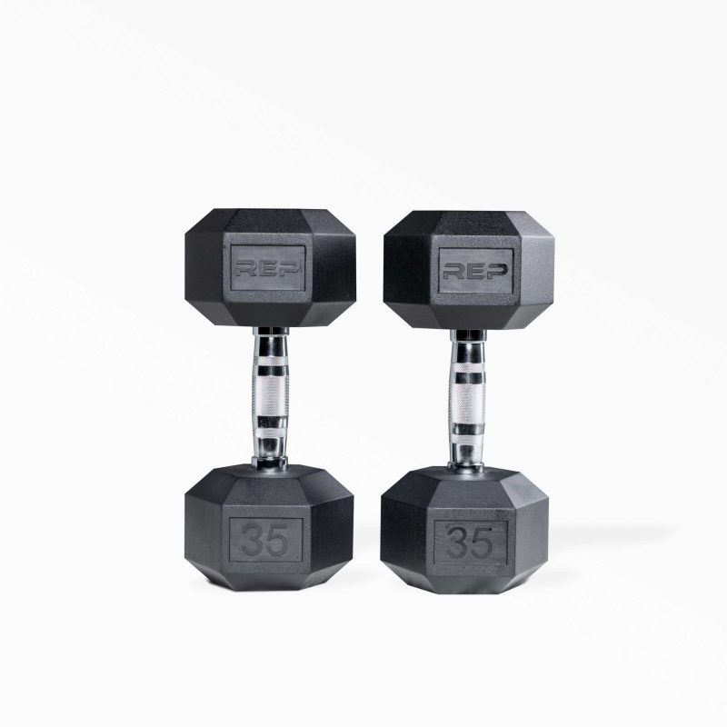 35lb Ergo Hex Dumbbell Pair