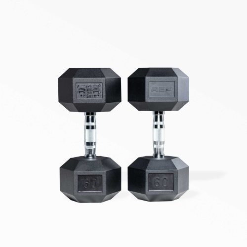 60lb Ergo Hex Dumbbell Pair