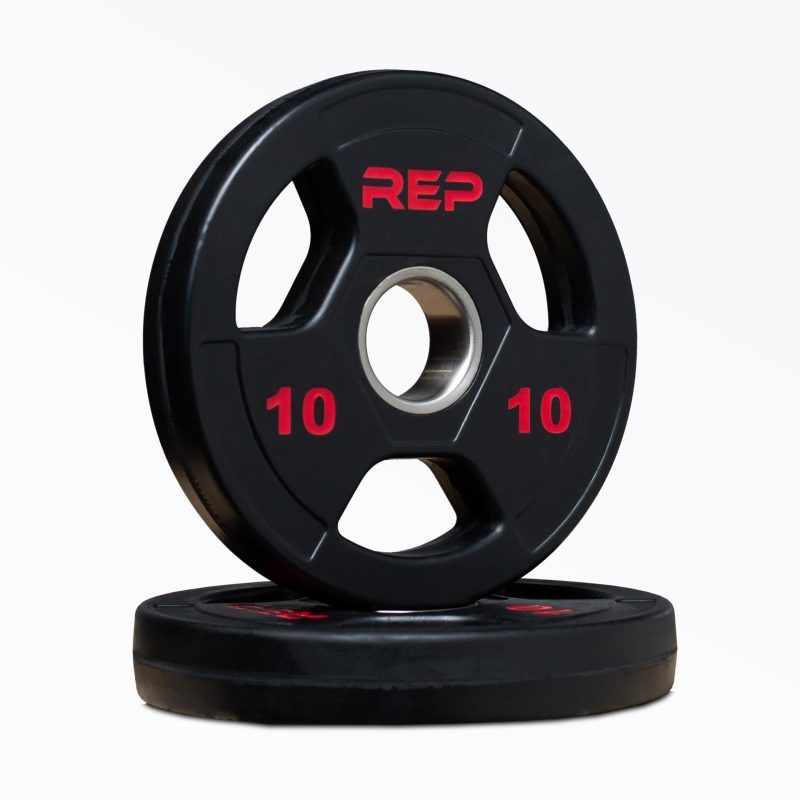 10lb Rubber Coated Olympic Plate Pair