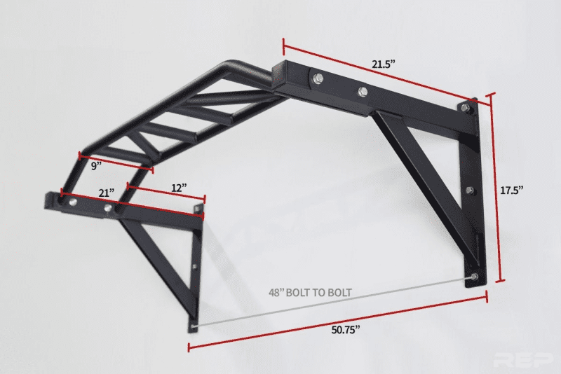 WallMountedMulti GripPull upBarDims